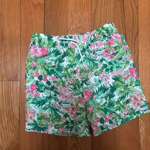 Janie and Jack swim shorts 
Floral Print boys's swim Shorts